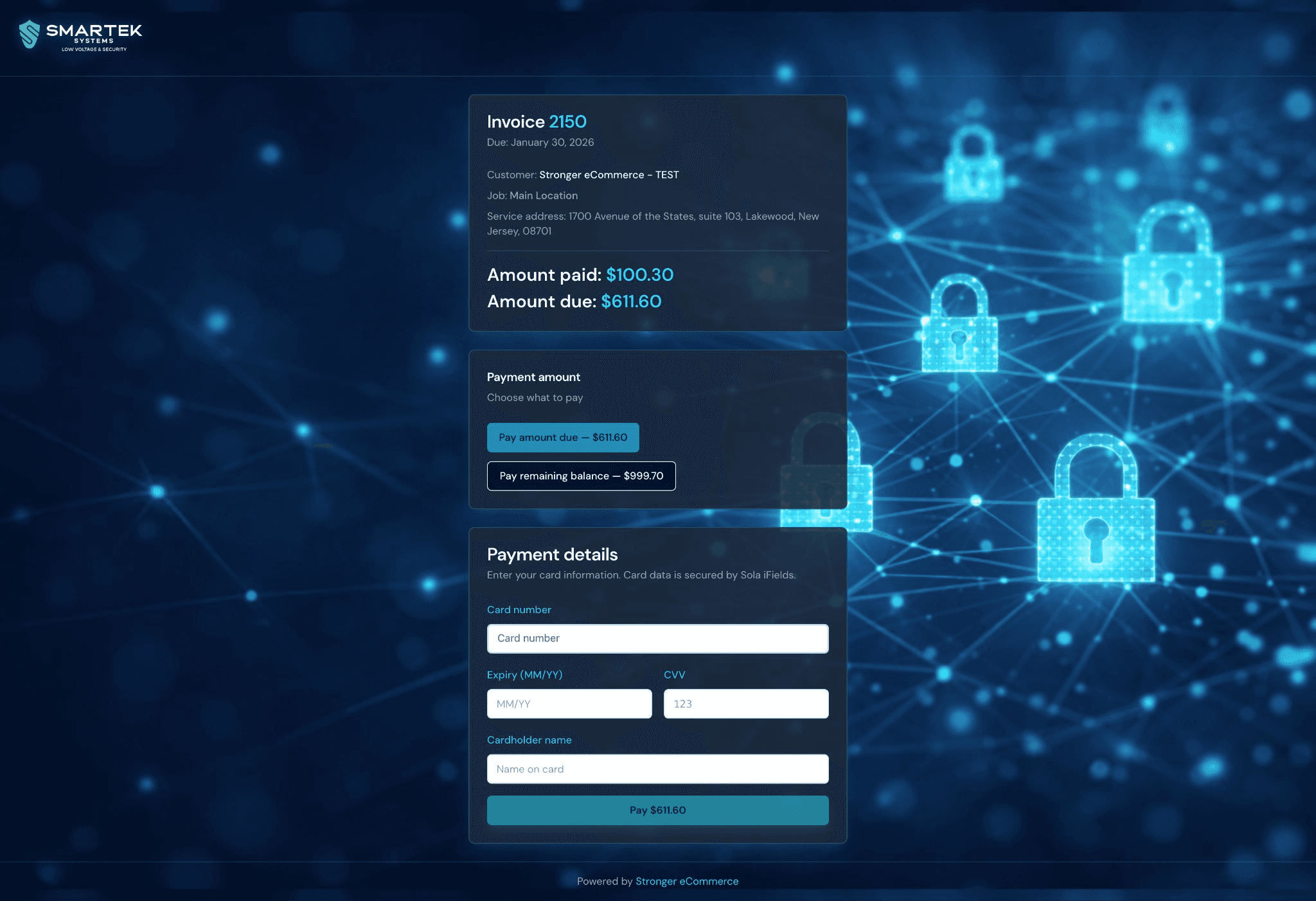 Smartek Payment Portal